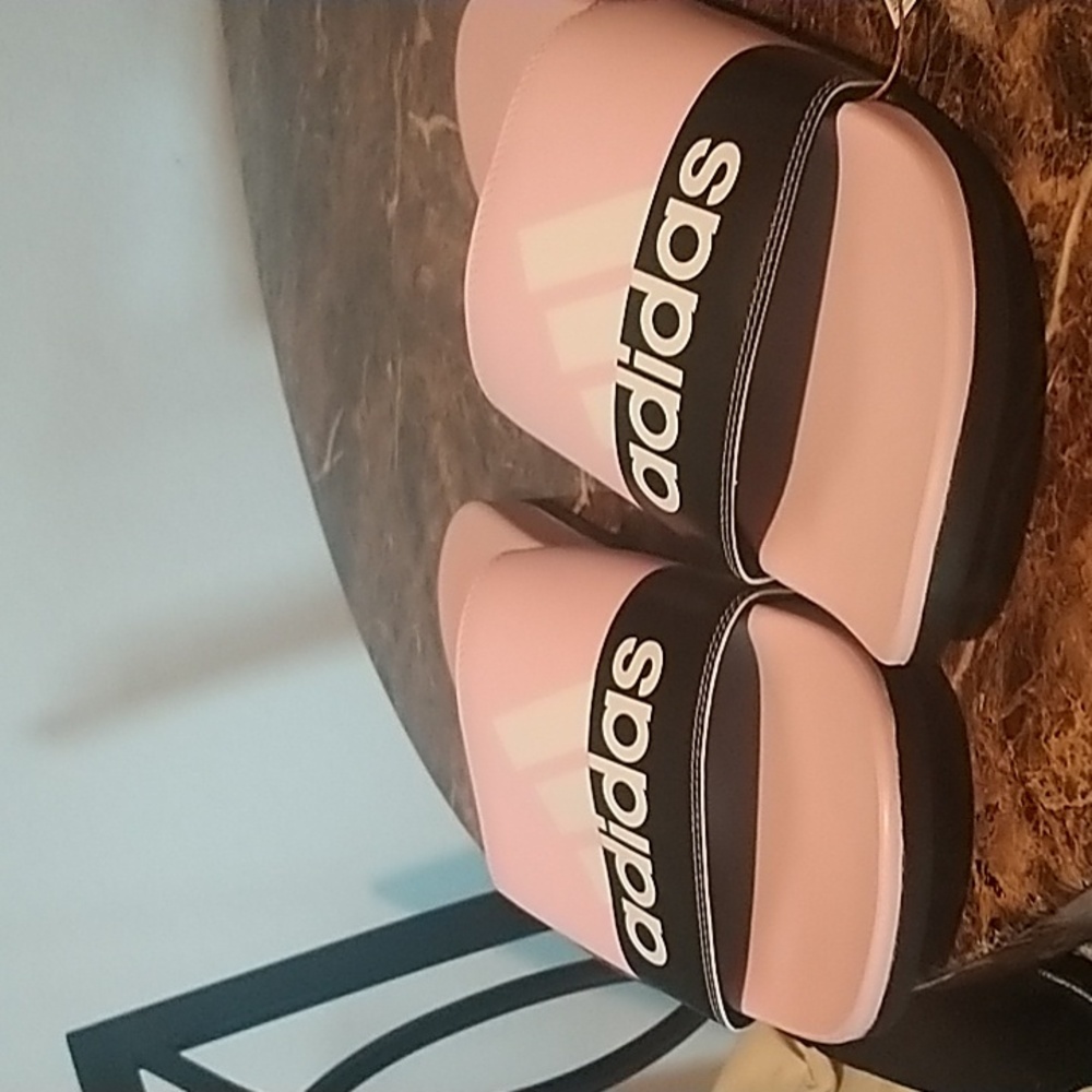 Adidas size 18 slides (new in box)
